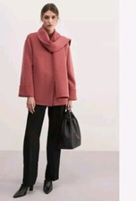 Wool Rich Coat With Scarf