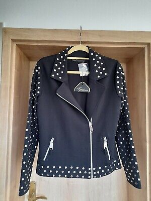 Biker jacke  schwarz damen 38 von Brain Rennie HSE  neu 