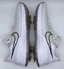 Nike Mens Air Zoom Infinity Tour Golf Shoe White Black Flyknit CT0540-133 Sz 8.5