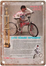 Old School BMX 1984 MONGOOSE Vintage Magazine Ad Reproduction Metal Sign B1207