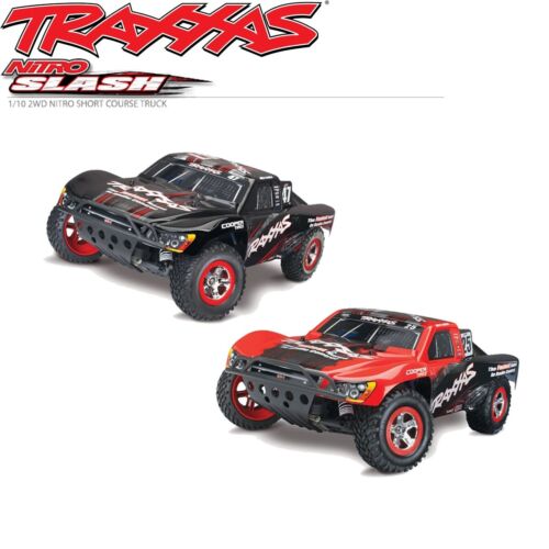 Traxxas 44056-3 Nitro-Slash RTR 1:10 2.4GHz Short Course Racing Burner Truck - Picture 1 of 4