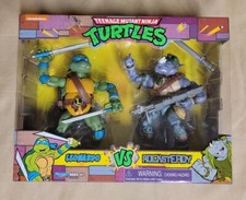 Teenage Mutant Ninja Turtles Leonardo vs Rocksteady Playmates Toys 2021