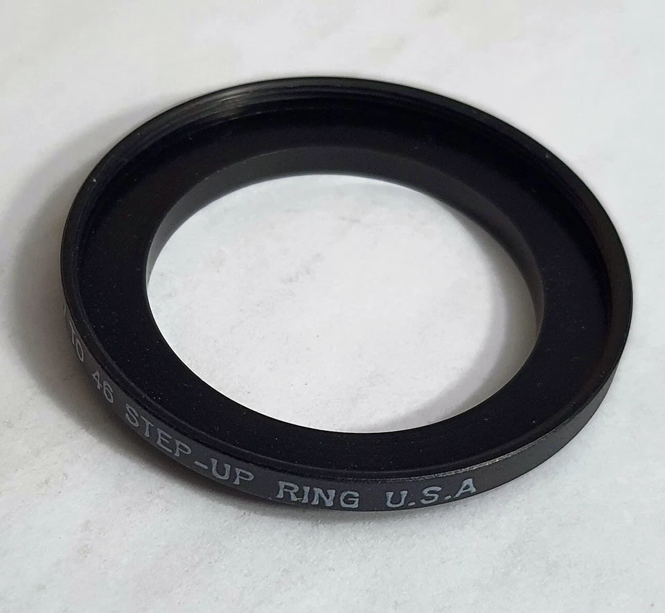 37-46mm Step-Up Adapter Metal Ring 37mm-46mm 37-46 Stepping Step up 37mm-46 - Image 3 of 4
