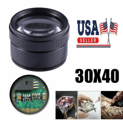 30MM Jewelry Eye Loupe Glass Magnifying Magnifier Glass Jewelry Diamond Portable