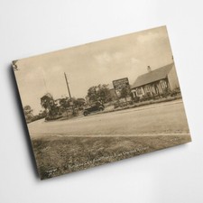 A3 PRINT - Vintage Lancashire - Bungalow Cafe Preston Rd, Charnock Richard