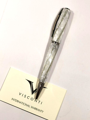 Visconti Divina Fashion Luxus Kugelschreiber Weiß Grau KP18-21-BP Edel Kulli