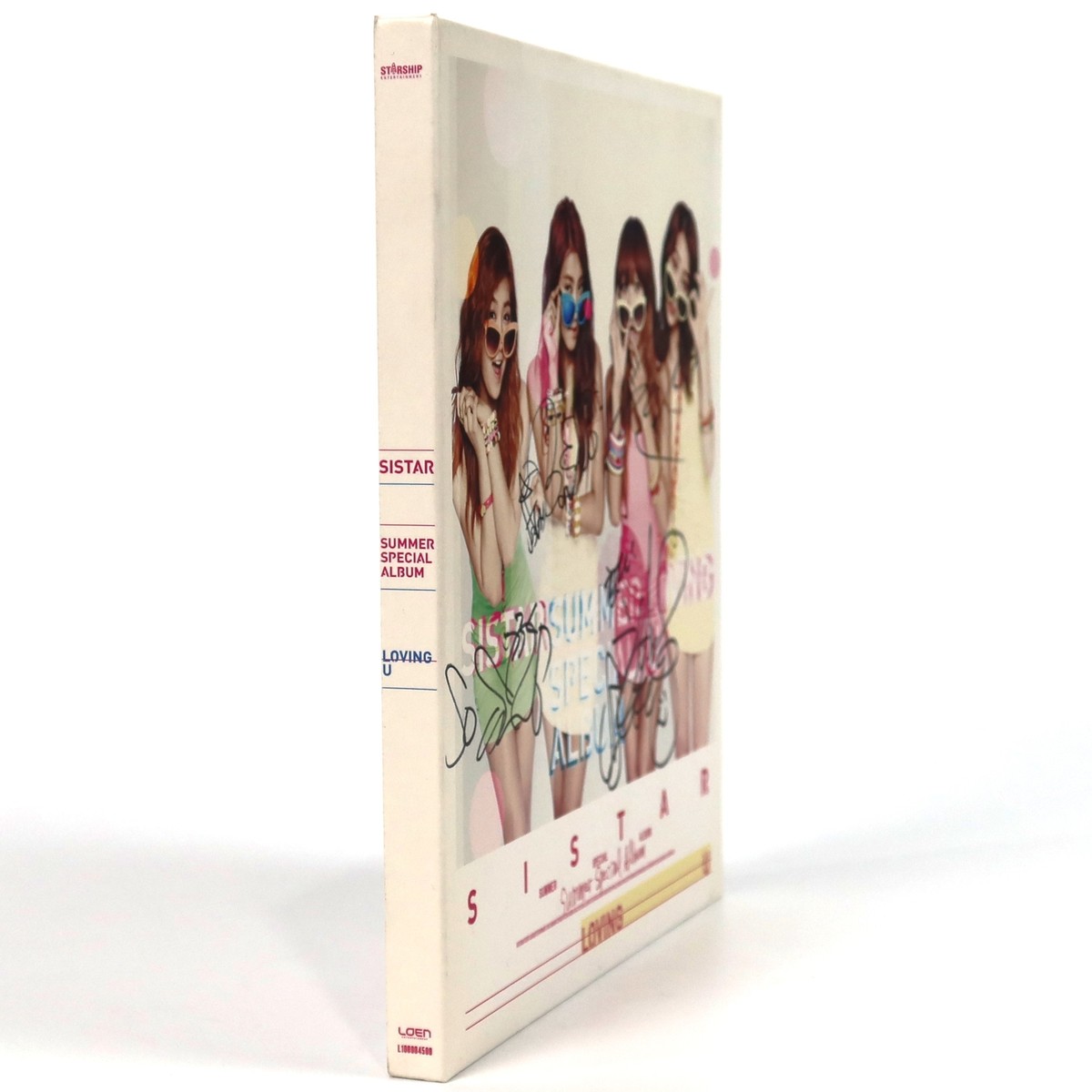 CD SISTAR ソユ 直筆サイン入り ブロマイド CD LOVING YOU レア