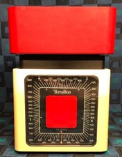 Vintage Terraillon Kitchen Scale White Red Plastic