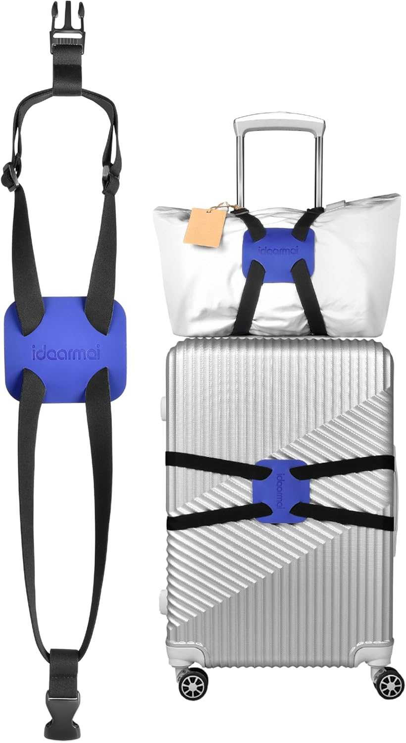 Elastic Adjustable Luggage Straps Suitcase Bungee Belt for Travel  -image