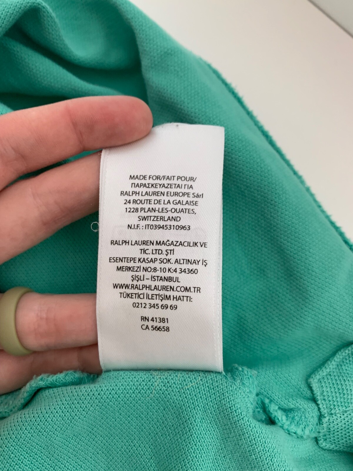 Ralph Lauren Men Size 2XLT Green Polo Short Sleeve Shirt thumbnail 9