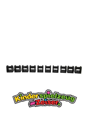 LEGO 10 x Seilwinde Rolle schwarz Black String Reel 2x2 Holder Drum 2584c001