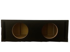 Dual 8  universal Subwoofer Ported Enclosure Box