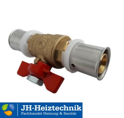 Comisa Pressfitting Presskugelhahn Verbundrohr Aluverbundrohr DVGW TH Kontur