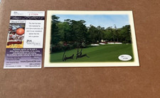 Arnold Palmer Signed Masters Postcard JSA CERTIFIED 4