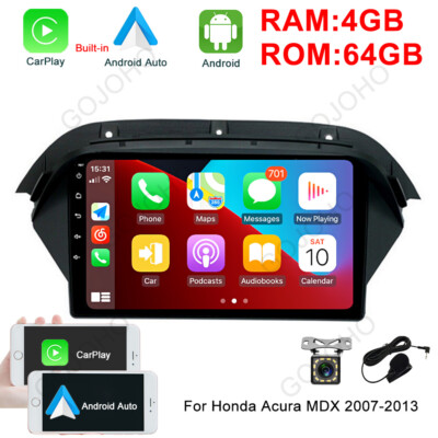 64GB Car Stereo Radio For Honda Acura MDX 2007-2013 GPS Navi Android 13 Carplay