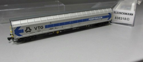 Fleischmann N 838318 4-achsiger Schiebewandwagen der „VTG“ _ N791 | Condition: Neu