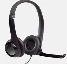 USB Logitech H390 Over the Ear Headset with mic Black Noise Cancelling Cushion