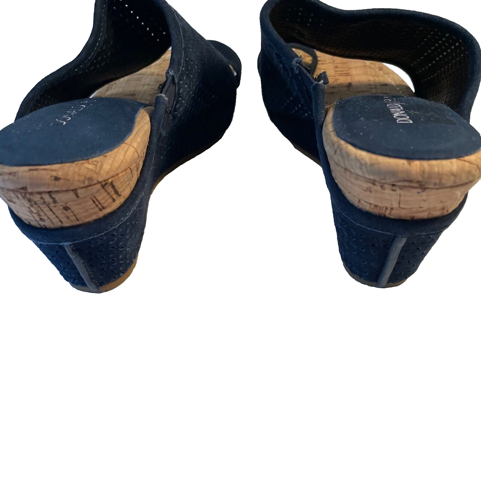 Donald Pliner Gemmy Wedge Sandal Women's sz 7 Nav… - image 6