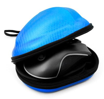 CM Blue Gaming Mouse Travel Case fits the Final Mouse Air58 Ninja, Case Only