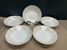 Noritake "DELEVAN" Contemporary ~ #2580 ~ Set of 5 ~ Soup Bowls ~ 7 1/2"