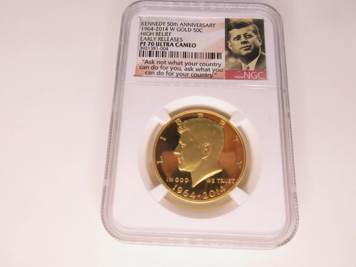 Gold NGC 2014 Kennedy US Half Dollars (1964-Now) for sale | eBay