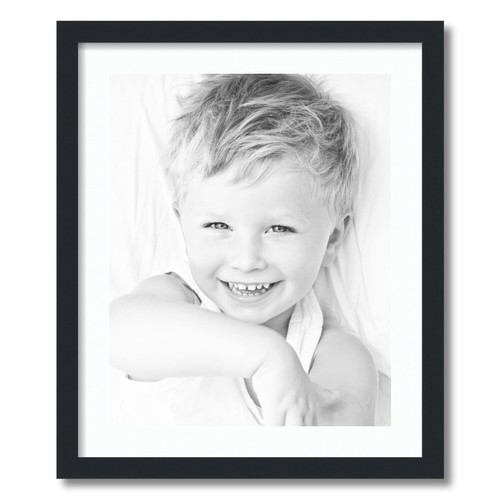 ArtToFrames Matted 20x24 Black Picture Frame with 2" Mat, 16x20 Opening 3926 - Picture 1 of 489