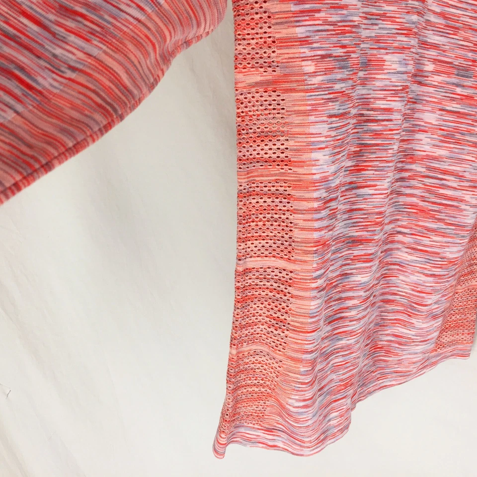 ZELLA Womens Exercise Shirt Size Large Space Dye Design Vented Comfort Yoga Run - Image 4 of 4