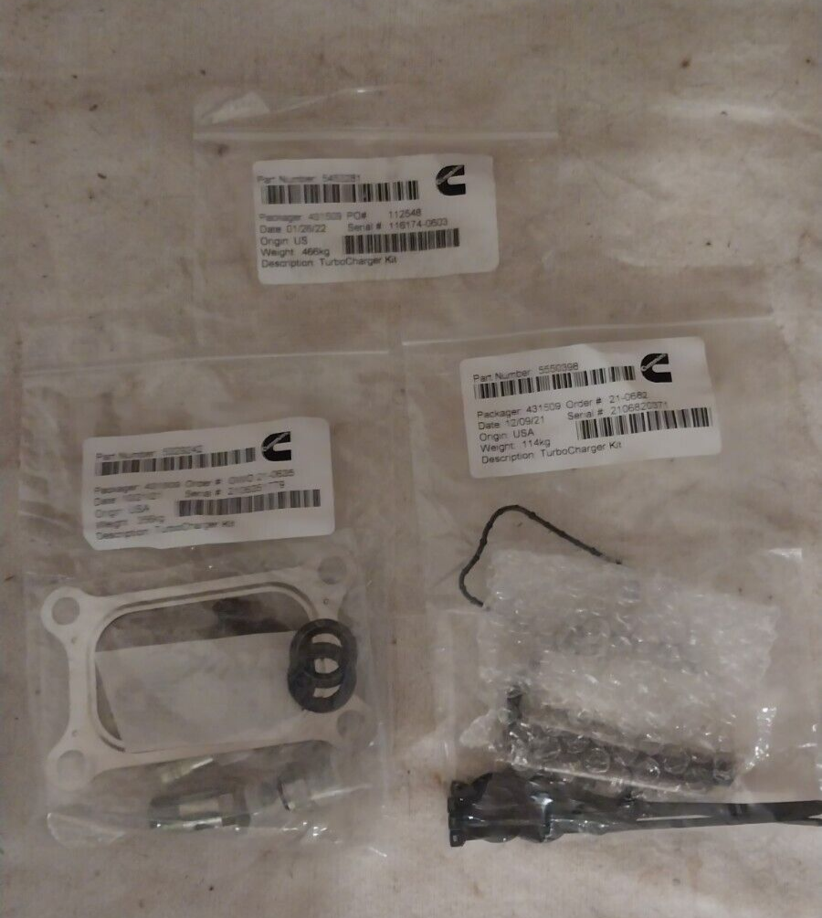NEW, Genuine Cummins Turbo Charger Kit 5453281 Contains Kits