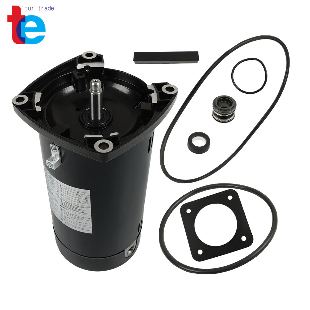 1HP 115/230V Pool Motor 3450RPM 48Y Frame Square Flange Pool Pump Motor