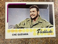2016 Topps Heritage NF-CG Flashbacks News October 8th, 1967 Che Guevara