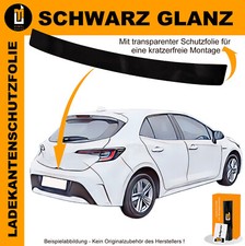 Lackschutzfolie Ladekante Für Toyota Corolla Schrägheck ab 2018 Schwarz Glanz