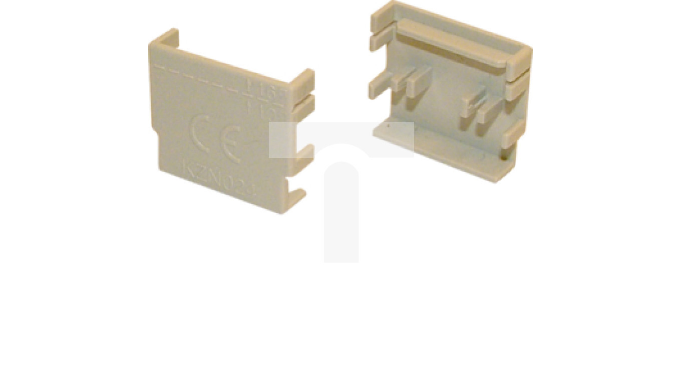 End covers for comb, pin and spade rails 4P 10mm2 / 3P16 mm2 KZN024 /T2UK