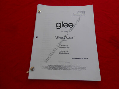RYAN MURPHYROSS MAXWELLGLEESWEET DREAMSSCRIPTSEASON 4EPISODE 19  MORE G2U