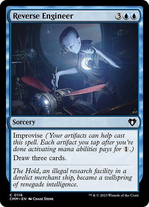 REVERSE ENGINEER x4 mtg NM-M Commander Masters 4 Common