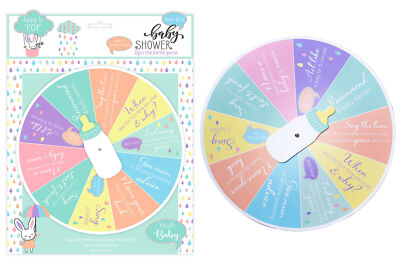 4 x BABYPARTY SPIELE KONVOLUT WER KENNT MAMA KARAOKE BINGO KARTEN SPIN THE BOTTLE