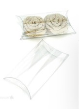 25-pack Crystal Clear Gift Boxes   pillow  Style  3" x 1" x 5"  NEW
