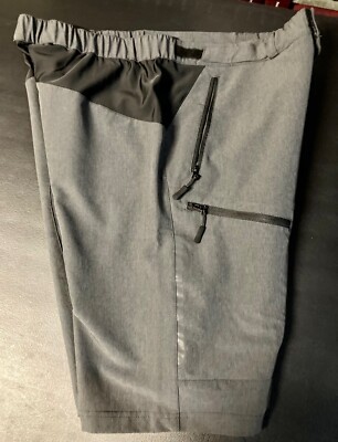 MTB Mountain Bike Shorts,Baggy,Dk Grey Cycling/Cargo, 12'' - Mens XXL
