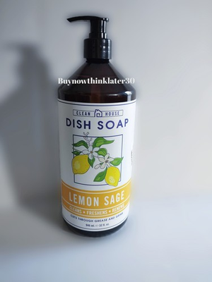 #ad 🆕 Clean House Lemon Sage Essential Oil Kitchen Dish Soap Cleanse Freshen Renew $45.00