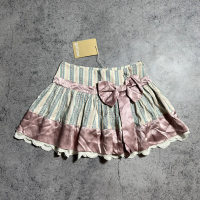 NEW John Galliano Rock Silk Mini Skirt