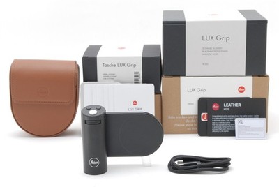 Case Set [UNBENUTZT in Box] Leica LUX Grip 18562 + Tasche Lux Grip 18598 JAPAN