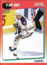1991-92 Score Canadian English #49 Tony Tanti - HKY