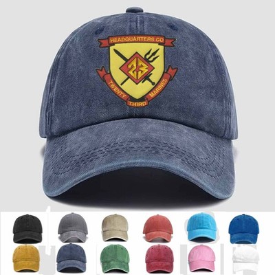 Customized Embroidered Hat HQ Co 23rd MARDIV Shield, Trucker Hat, Gift Idea