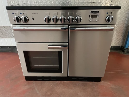 RANGEMASTER Professional 100 INDUCTION RANGE COOKER  IN STAINLESS STEEL & CHROME