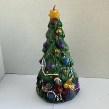 CHRISTOPHER RADKO Christmas Tree Candle HOME FOR THE HOLIDAYS Unused