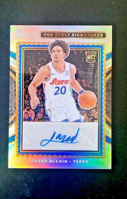 2024-25 Panini Select - Top Shelf Signatures Jared McCain Auto #TSS-JAR (AU, RC)