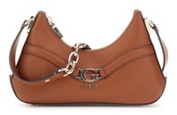 Guess Dea Crossbody Top Zip UmhäNgetasche Tasche Cognac Braun Neu