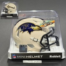 Baltimore Ravens Retro Collection Mini Helmet by Riddell NFL BRAND NEW!