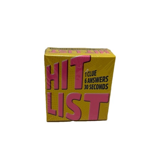 Hit List Party Game 1 Clue 6 Answers 30 Seconds New Sealed Card Board Game