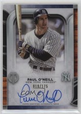 2022 Topps Tribute Tribute Auto 19/175 Paul O'Neil #TA-PO Auto 09br