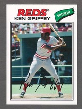 KEN GRIFFEY 2012 Topps Archives SP #225 Base Set Shortprint Reds 1977 Style